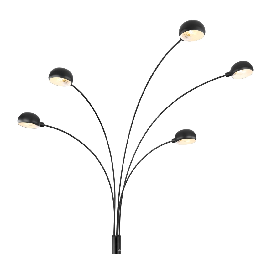 Globo - Επιδαπέδιο φωτιστικό 5xE14/40W/230V μαύρο