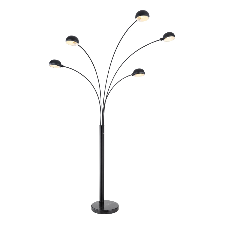 Globo - Επιδαπέδιο φωτιστικό 5xE14/40W/230V μαύρο