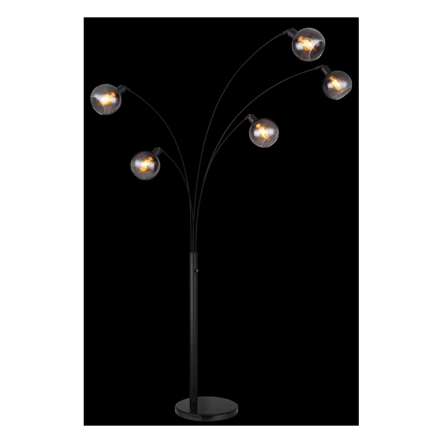 Globo - Επιδαπέδιο φωτιστικό 5xE27/40W/230V φιμέ