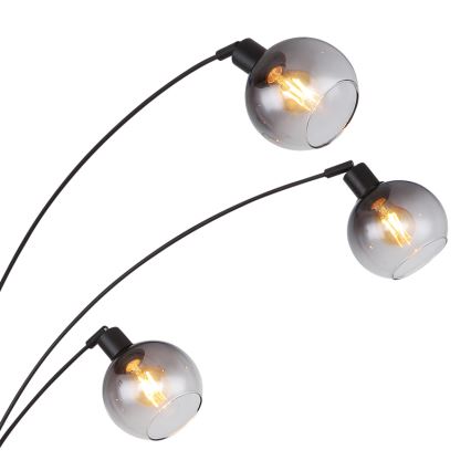 Globo - Επιδαπέδιο φωτιστικό 5xE27/40W/230V φιμέ
