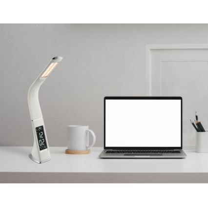 Globo - Ρυθμιζόμενη επιτραπέζια LED λάμπα με έλεγχο αφής και οθόνη LED/6,5W/230V 3000/4500/5800K λευκή