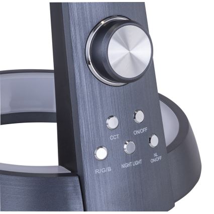 Globo - Ρυθμιζόμενη επιτραπέζια λάμπα LED RGB LED/8W/230V + LED/2W