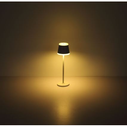 Globo - LED Dimmable επαναφορτιζόμενο επιτραπέζιο φωτιστικό αφής LED/4,6W/230V 1800 mAh USB IP54 λευκό
