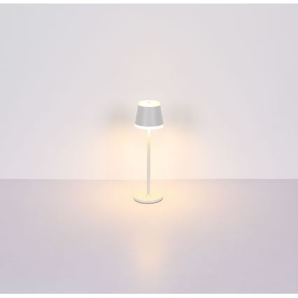 Globo - LED Dimmable επαναφορτιζόμενο επιτραπέζιο φωτιστικό αφής LED/4,6W/230V 1800 mAh USB IP54 λευκό
