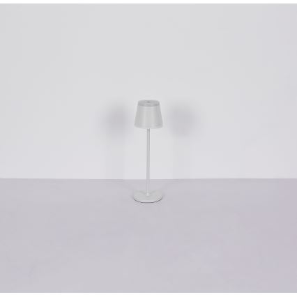 Globo - LED Dimmable επαναφορτιζόμενο επιτραπέζιο φωτιστικό αφής LED/4,6W/230V 1800 mAh USB IP54 λευκό