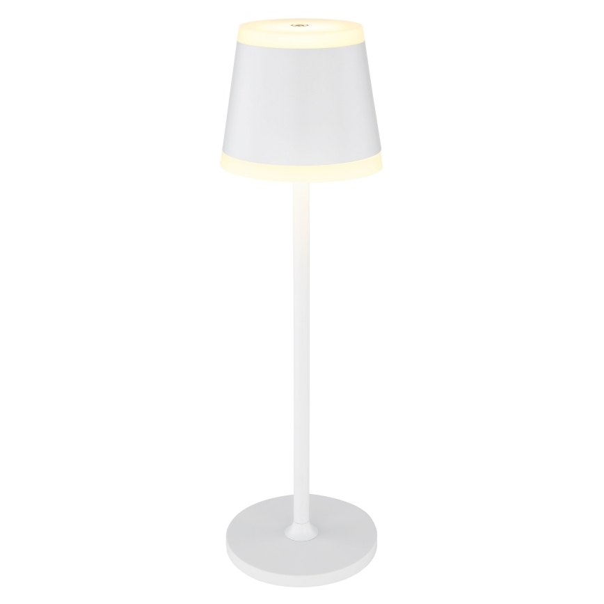 Globo - LED Dimmable επαναφορτιζόμενο επιτραπέζιο φωτιστικό αφής LED/4,6W/230V 1800 mAh USB IP54 λευκό