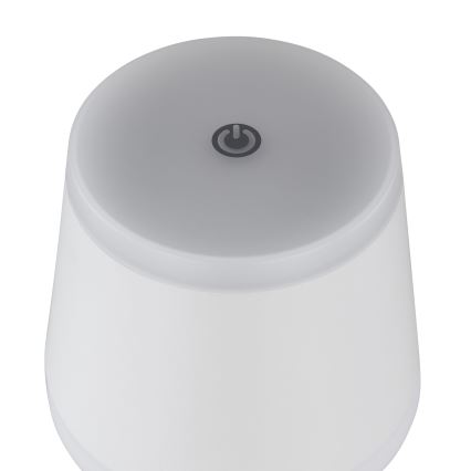 Globo - LED Dimmable επαναφορτιζόμενο επιτραπέζιο φωτιστικό αφής LED/4,6W/230V 1800 mAh USB IP54 λευκό