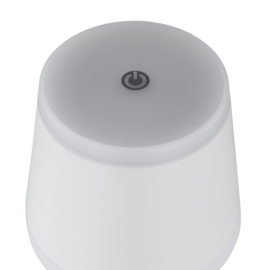 Globo - LED Dimmable επαναφορτιζόμενο επιτραπέζιο φωτιστικό αφής LED/4,6W/230V 1800 mAh USB IP54 λευκό