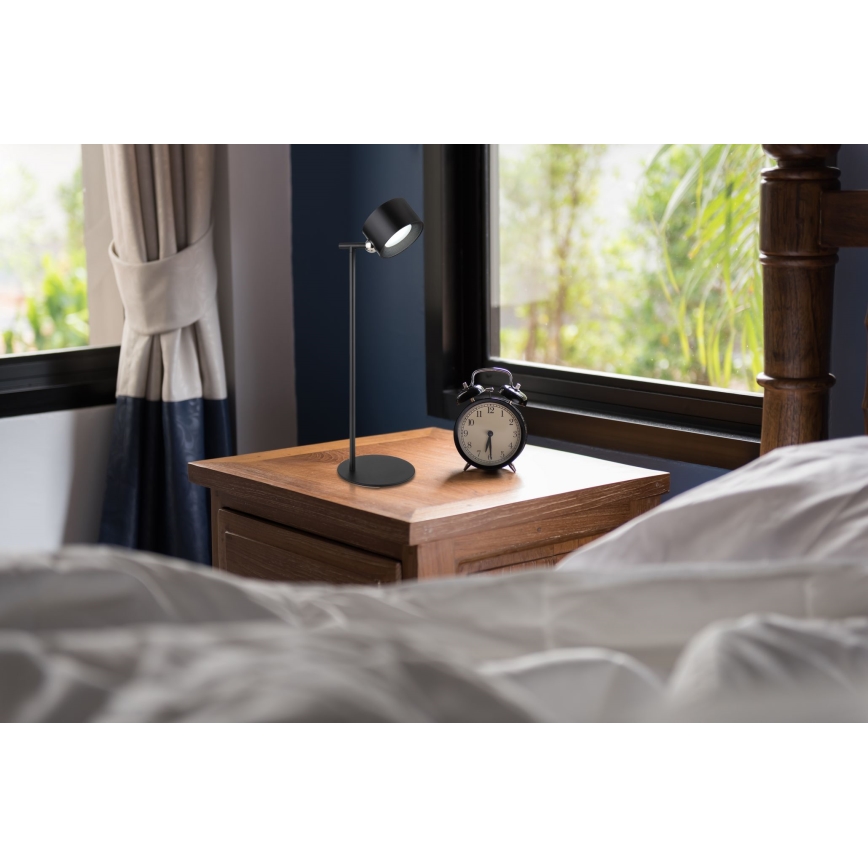 Globo - Επιτραπέζια λάμπα αφής dimming LED 4σε1 LED/4W/5V 3000/4000/5000K 1200 mAh μαύρο