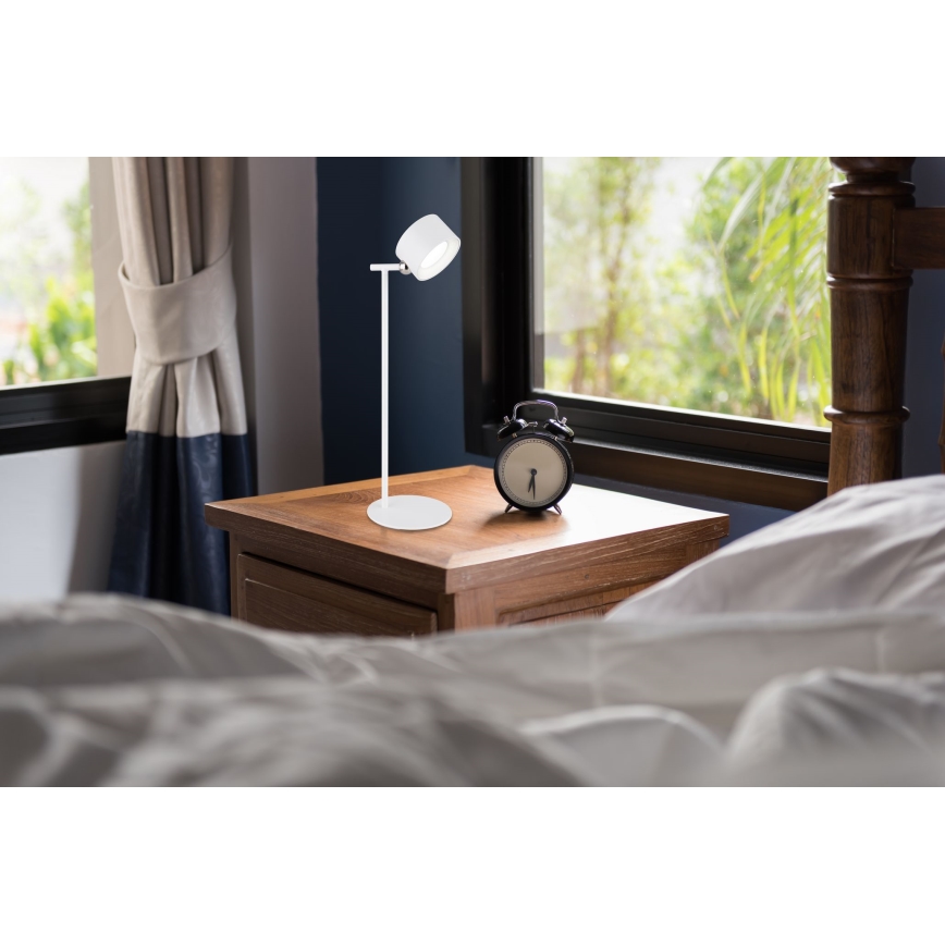 Globo - Ρυθμιζόμενο LED επιτραπέζιο φωτιστικό αφής 4 σε 1 LED/4W/5V 3000/4000/5000K 1200 mAh λευκό