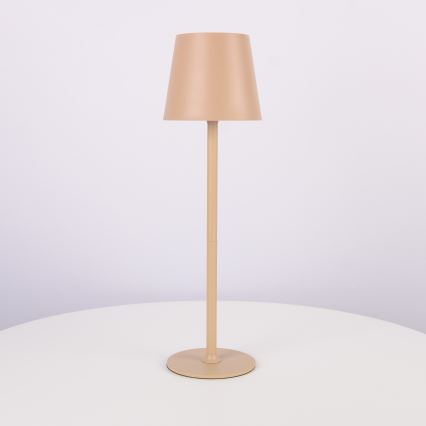 Globo - LED Dimming αφής Εξωτερικού χώρου φωτιστικό LED/3W/3,7V IP44 1800 mAh USB μπεζ