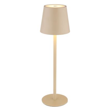 Globo - LED Dimming αφής Εξωτερικού χώρου φωτιστικό LED/3W/3,7V IP44 1800 mAh USB μπεζ