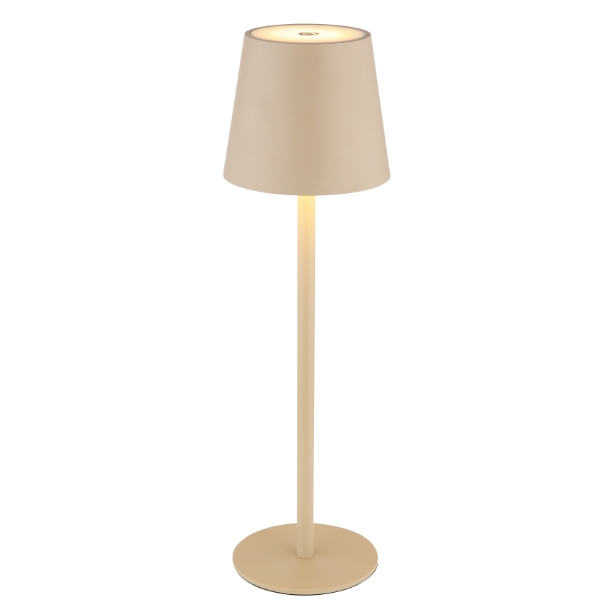 Globo - LED Dimming αφής Εξωτερικού χώρου φωτιστικό LED/3W/3,7V IP44 1800 mAh USB μπεζ