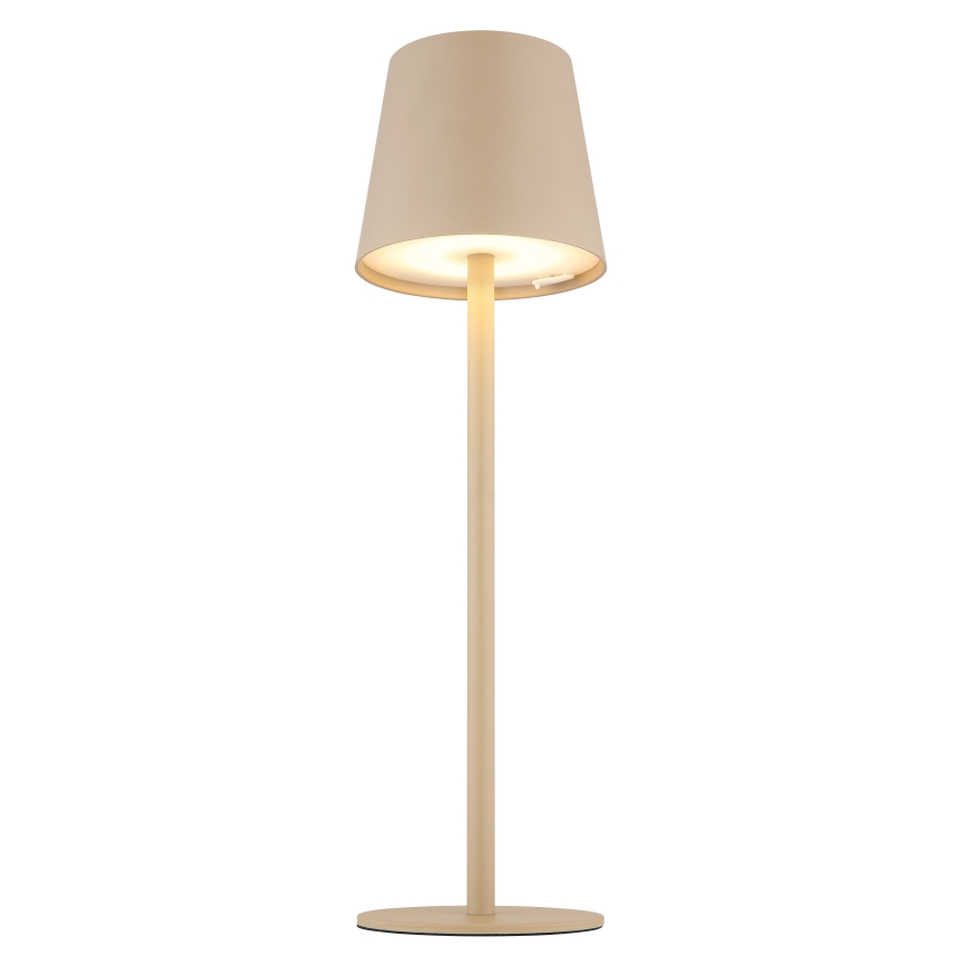 Globo - LED Dimming αφής Εξωτερικού χώρου φωτιστικό LED/3W/3,7V IP44 1800 mAh USB μπεζ