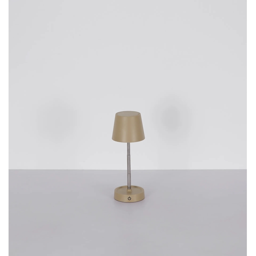 Globo - Επιτραπέζιο επαναφορτιζόμενο φωτιστικό LED με αίσθηση αφής και ρύθμιση φωτεινότητας, 1,2W/3V 1200 mAh