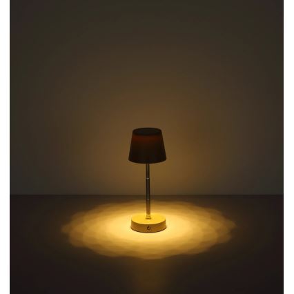 Globo - Επιτραπέζιο επαναφορτιζόμενο φωτιστικό LED με αίσθηση αφής και ρύθμιση φωτεινότητας, 1,2W/3V 1200 mAh