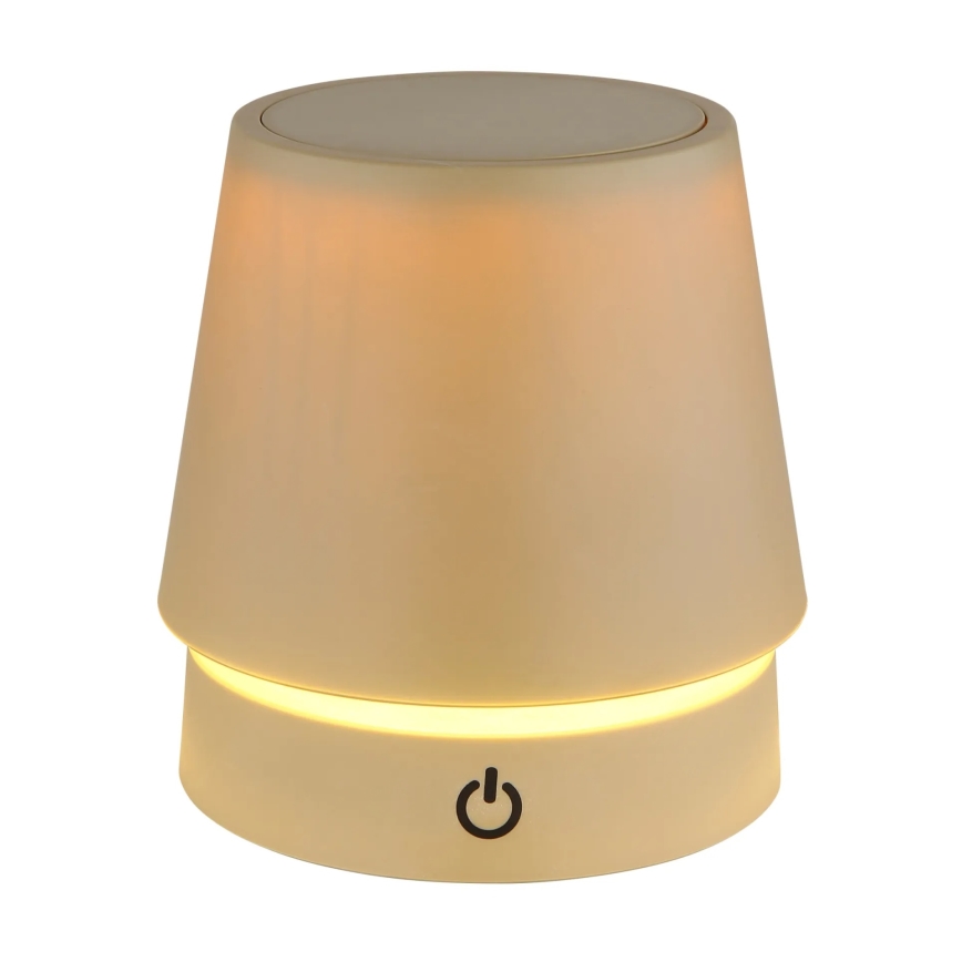 Globo - Επιτραπέζιο επαναφορτιζόμενο φωτιστικό LED με αίσθηση αφής και ρύθμιση φωτεινότητας, 1,2W/3V 1200 mAh