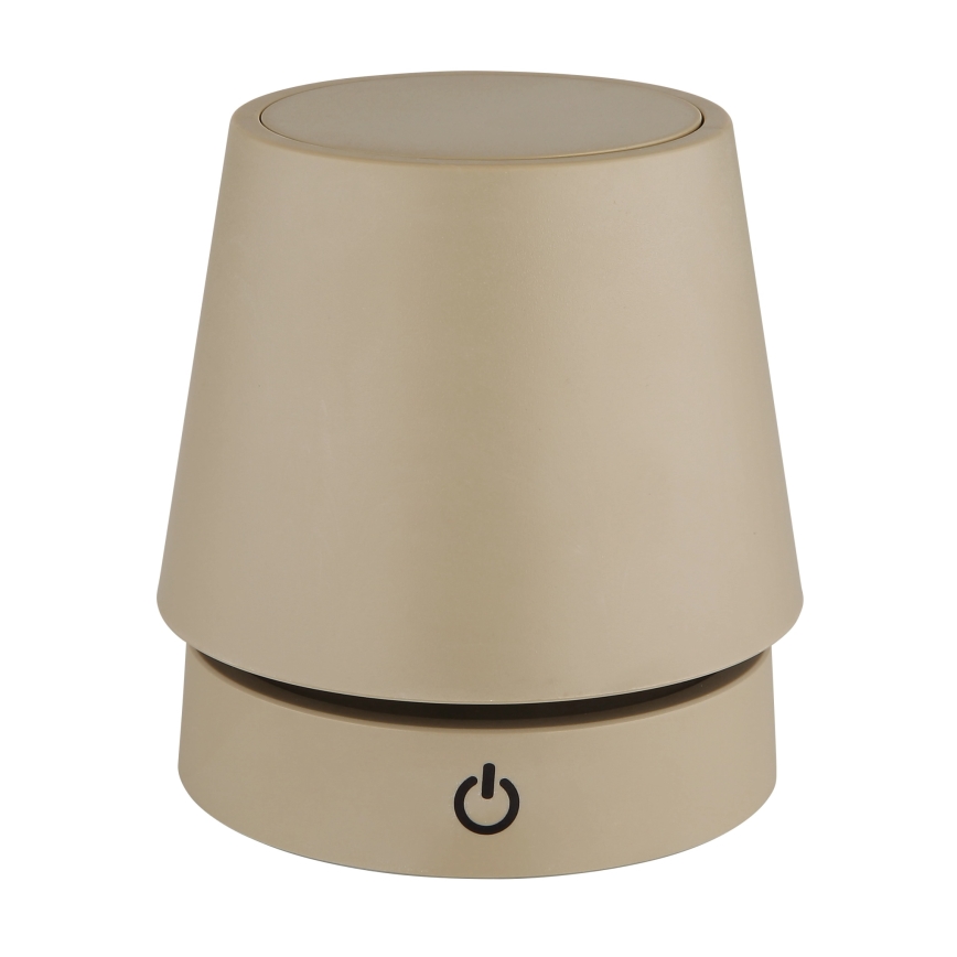 Globo - Επιτραπέζιο επαναφορτιζόμενο φωτιστικό LED με αίσθηση αφής και ρύθμιση φωτεινότητας, 1,2W/3V 1200 mAh