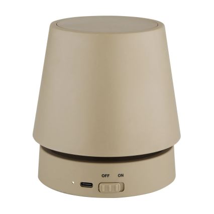 Globo - Επιτραπέζιο επαναφορτιζόμενο φωτιστικό LED με αίσθηση αφής και ρύθμιση φωτεινότητας, 1,2W/3V 1200 mAh