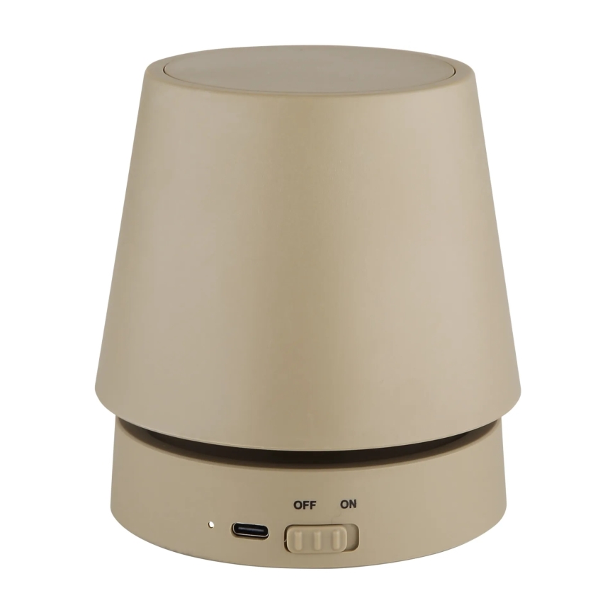 Globo - Επιτραπέζιο επαναφορτιζόμενο φωτιστικό LED με αίσθηση αφής και ρύθμιση φωτεινότητας, 1,2W/3V 1200 mAh