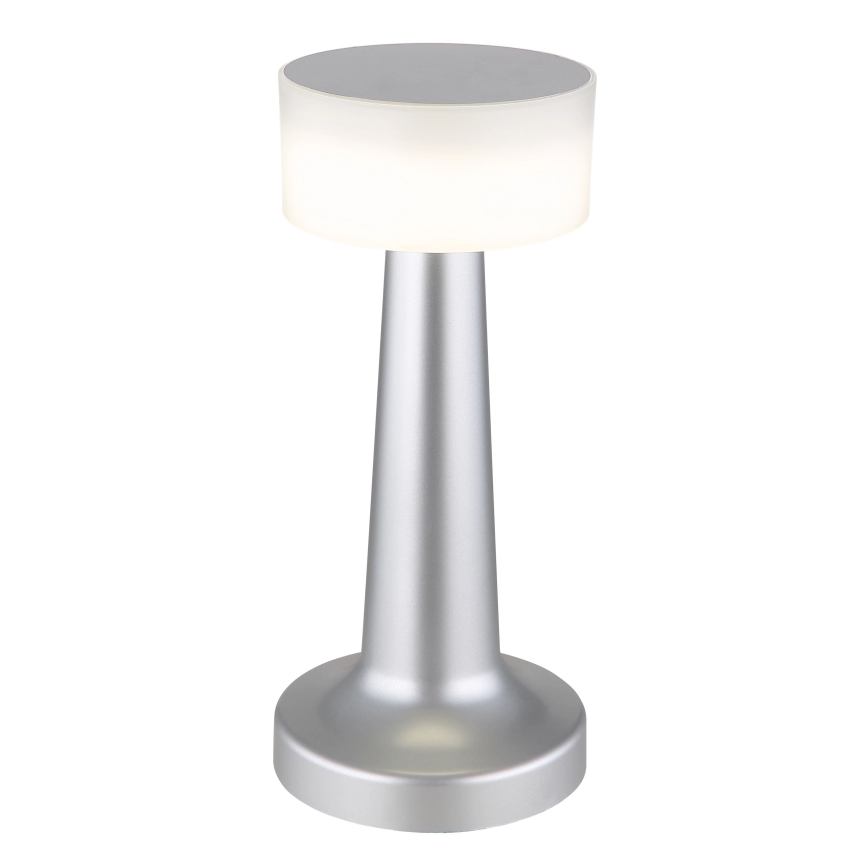 Globo - Επιτραπέζια λάμπα αφής dimming LED LED/1W/3,7V 2700K/4000K/6500K 800 mAh USB ματ χρώμιο