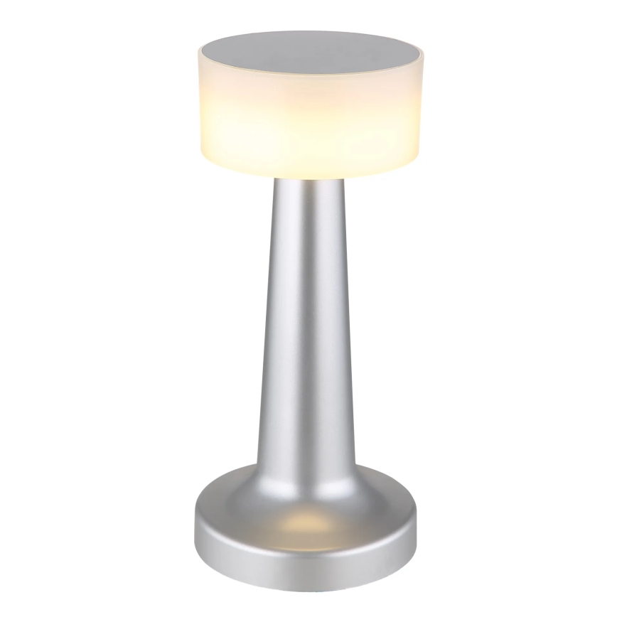 Globo - Επιτραπέζια λάμπα αφής dimming LED LED/1W/3,7V 2700K/4000K/6500K 800 mAh USB ματ χρώμιο