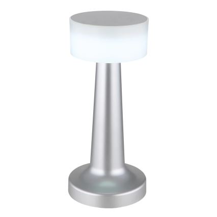 Globo - Επιτραπέζια λάμπα αφής dimming LED LED/1W/3,7V 2700K/4000K/6500K 800 mAh USB ματ χρώμιο