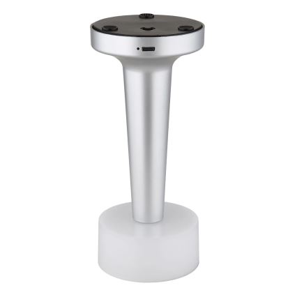 Globo - Επιτραπέζια λάμπα αφής dimming LED LED/1W/3,7V 2700K/4000K/6500K 800 mAh USB ματ χρώμιο