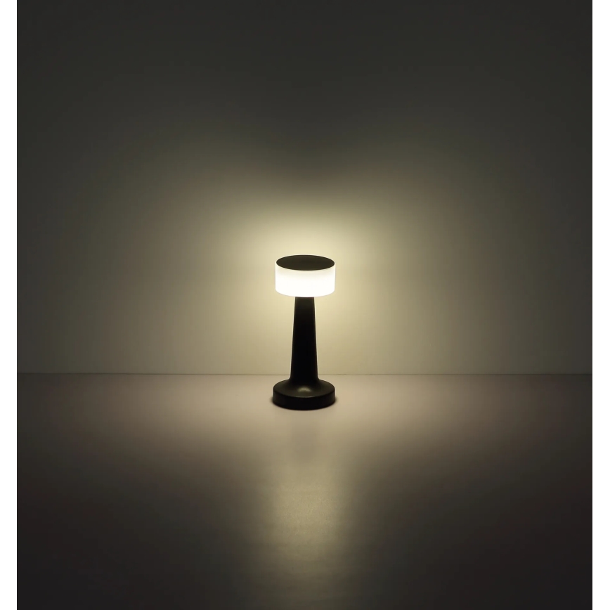 Globo - Επιτραπέζια λάμπα αφής dimming LED LED/1W/3,7V 2700K/4000K/6500K 800 mAh USB μαύρο