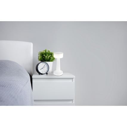 Globo - Επιτραπέζια λάμπα αφής dimming LED LED/1W/3,7V 2700K/4000K/6500K 800 mAh USB λευκό