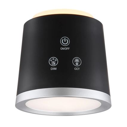 Globo - Ρυθμιζόμενο LED επιτραπέζιο φωτιστικό αφής 4 σε 1 LED/6W/3,7V 3000K/4000K/6500K 1500 mAh USB μαύρο