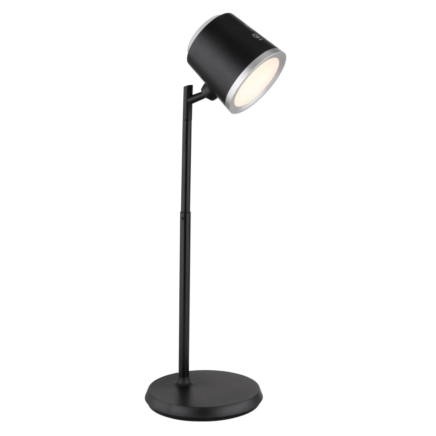 Globo - Επιτραπέζια λάμπα αφής dimming LED 4σε1 LED/6W/3,7V 3000K/4000K/6500K 1500 mAh USB μαύρο