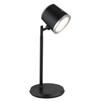 Globo - Επιτραπέζια λάμπα αφής dimming LED 4σε1 LED/6W/3,7V 3000K/4000K/6500K 1500 mAh USB μαύρο