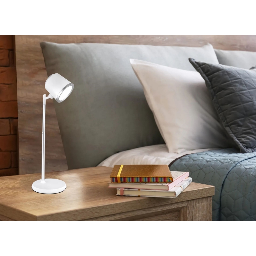 Globo - Επιτραπέζια λάμπα αφής dimming LED 4σε1 LED/6W/3,7V 3000K/4000K/6500K 1500 mAh USB λευκό