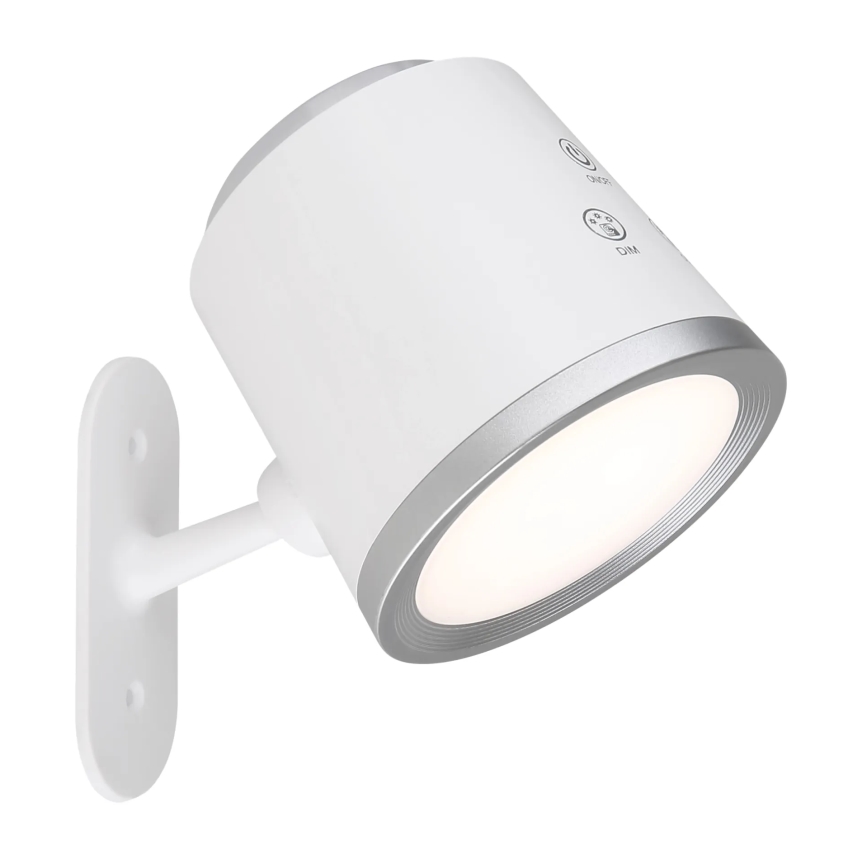 Globo - Επιτραπέζια λάμπα αφής dimming LED 4σε1 LED/6W/3,7V 3000K/4000K/6500K 1500 mAh USB λευκό