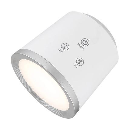 Globo - Επιτραπέζια λάμπα αφής dimming LED 4σε1 LED/6W/3,7V 3000K/4000K/6500K 1500 mAh USB λευκό