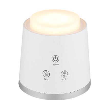 Globo - Επιτραπέζια λάμπα αφής dimming LED 4σε1 LED/6W/3,7V 3000K/4000K/6500K 1500 mAh USB λευκό