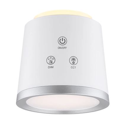 Globo - Επιτραπέζια λάμπα αφής dimming LED 4σε1 LED/6W/3,7V 3000K/4000K/6500K 1500 mAh USB λευκό