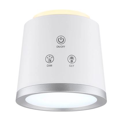 Globo - Επιτραπέζια λάμπα αφής dimming LED 4σε1 LED/6W/3,7V 3000K/4000K/6500K 1500 mAh USB λευκό