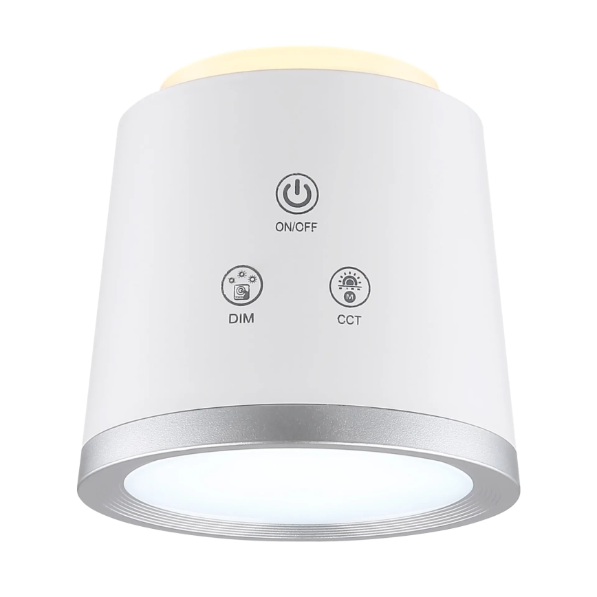 Globo - Επιτραπέζια λάμπα αφής dimming LED 4σε1 LED/6W/3,7V 3000K/4000K/6500K 1500 mAh USB λευκό