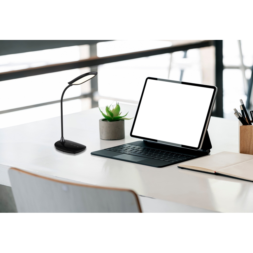 Globo - Επιτραπέζια λάμπα αφής dimming LED LED/9W/230V 3000K/4000K/6500K CRI 90 μαύρο
