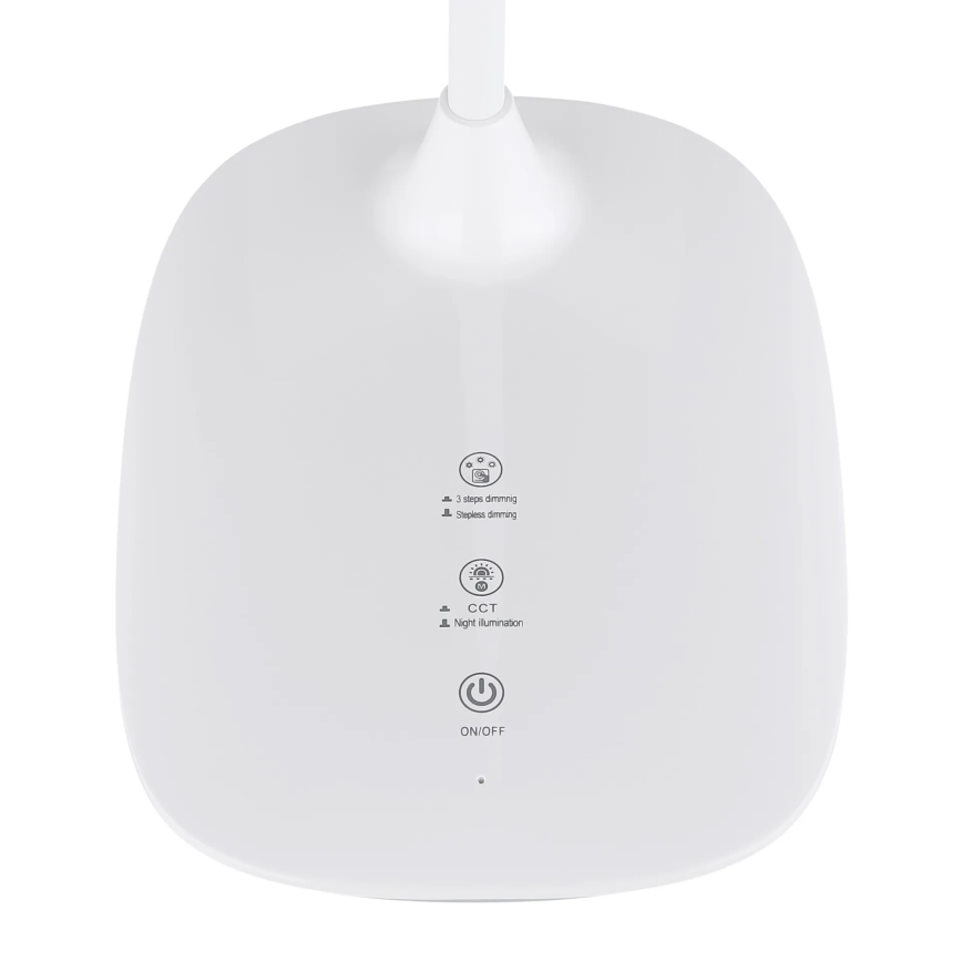 Globo - Επιτραπέζια λάμπα αφής dimming LED LED/9W/230V 3000K/4000K/6500K CRI 90 λευκό
