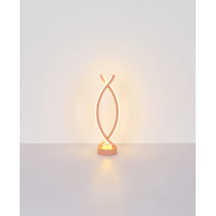 Globo - Επιτραπέζια λάμπα αφής dimming LED LED/1W/3,7V 3000K 1800 mAh USB ροζ