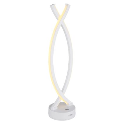 Globo - Επιτραπέζια λάμπα αφής dimming LED LED/1W/3,7V 3000K 1800 mAh USB λευκό