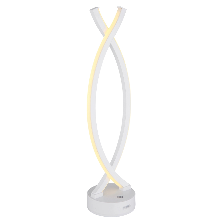 Globo - Επιτραπέζια λάμπα αφής dimming LED LED/1W/3,7V 3000K 1800 mAh USB λευκό