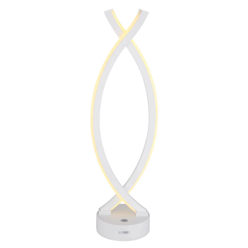 Globo - Επιτραπέζια λάμπα αφής dimming LED LED/1W/3,7V 3000K 1800 mAh USB λευκό