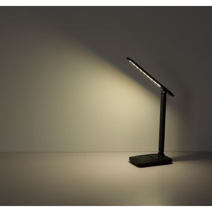 Globo - Ρυθμιζόμενο LED επιτραπέζιο φωτιστικό αφής LED/3W/5V 2800/4000/6500K 1800 mAh μαύρο