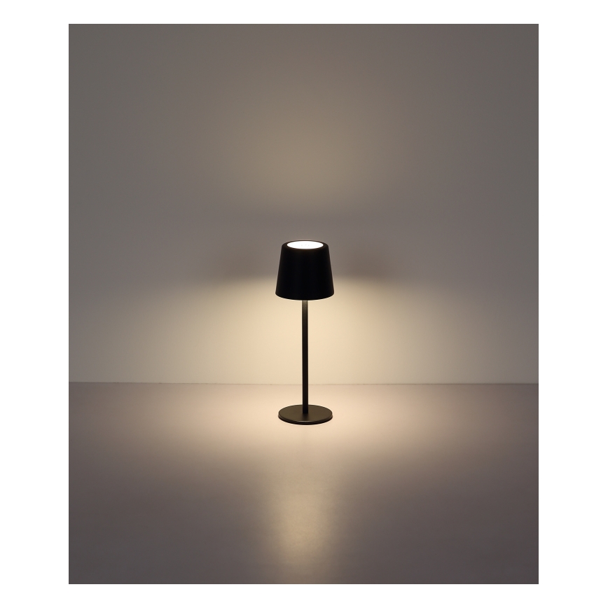 Globo - LED Dimming Εξωτερικού χώρου αφής επιτραπέζιο φωτιστικό LED/2W/5V 3000/4000/6000K 2200 mAh IP44 μαύρο