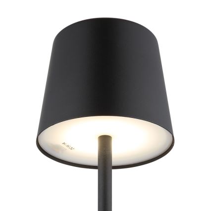 Globo - LED Dimming Εξωτερικού χώρου αφής επιτραπέζιο φωτιστικό LED/2W/5V 3000/4000/6000K 2200 mAh IP44 μαύρο