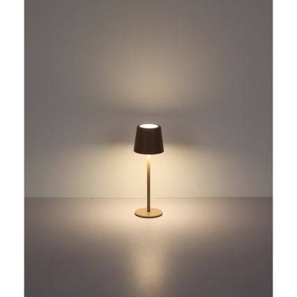 Globo - LED Dimming Εξωτερικού χώρου αφής επιτραπέζιο φωτιστικό LED/2W/5V 3000/4000/6000K 2200 mAh IP44 κρεμ
